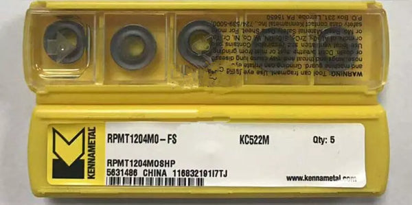 10pcs RPMT1204MO-FS KC522M KENNAMETAL Original CNC carbide inserts