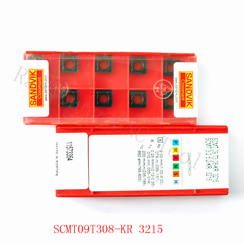 Sandvik 100% Genuine 10P SCMT09T308-KR 3215 Lathe Carbide Cutting Insert